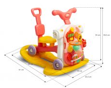 Багатофункціональні ходунки 5 в 1 TOYZ Turquoise